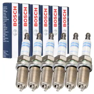 6x BOSCH FR7NI33 0242236528 Zündkerze VOLVO S80 II V70 III XC60 XC70 II XC90 I 3.2 T6