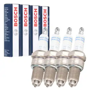 4x BOSCH 0242229658 WR8LT+ Zündkerze VW Golf 2 3 Passat B2 B3 B4 1.6 1.8 T4 2.0