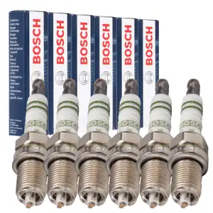 6x BOSCH FGR5KQE0 0242245590 Zündkerze PORSCHE 996 997 Boxster Cayman (987)