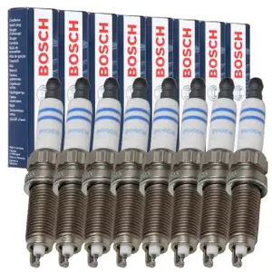 8x BOSCH ZR5TPP330 0242145541 Zündkerze BMW 5er 550i M5 6er 650i M6 7er 750i X5M X6M S63