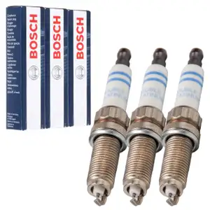 3x BOSCH ZR5SPP3320 0242145535 Zündkerze CITROEN OPEL PEUGEOT 1.2 THP 110-130 PS