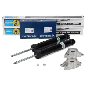 2x BILSTEIN B4 Stoßdämpfer + LEMFÖRDER Domlager BMW 3er F30 F31 4er F32 F33 F36 hinten