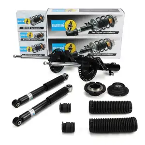 4x BILSTEIN B4 Stoßdämpfer B1 Staubschutz Domlager VW Multivan Transporter T5 vorne hinten