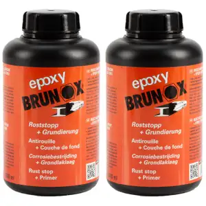 2x 1L BRUNOX BR100EP Epoxy Rostumwandler Rostsanierer Rostentferner Grundierung Schutz