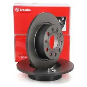 BREMBO Bremsscheiben für Audi A3 Seat Skoda VW Golf 5 6 Jetta hinten 08.9502.11