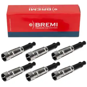 6x BREMI 13202/1 Zündkerzenstecker MERCEDES /8 W114 W123 W460 W116 W126 R/C107 M110 M123