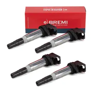 4x BREMI 20360 Zündspule BMW CITROEN DS MINI OPEL PEUGEOT 1.6 1.8 2.0 BENZINER