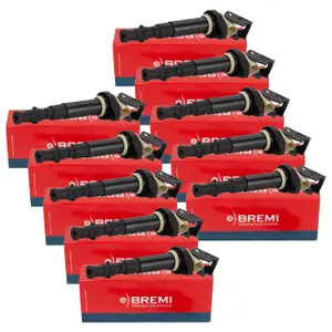 10x BREMI 20631 Zündspule BMW 5er E60 E61 M5 6er E63 E64 M6 S85 B50A 507 PS 12137841556