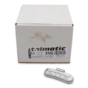 GEMATIC 10008 Auswuchtgewicht Schlaggewicht für Stahlfelge ZINK-SILBER 50 Stück x 35g