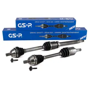 2x GSP Antriebswelle Gelenkwelle VOLVO C30 S40 II V50 D2 mit 6-Gang Schaltgetriebe vorne