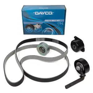 DAYCO KPV287 Keilrippenriemen + Rollen Satz BMW E460 E90-92 E60/61 X3 E83 X5 E53 M47 M57