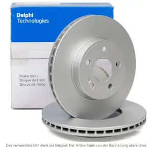 DELPHI BG4060 Bremsscheiben Satz PSA Jumper 2 Boxer OPEL Movano C FIAT Ducato 250 vorne