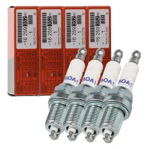 4x EUROREPAR Zündkerze für AUDI CITROEN FIAT OPEL PEUGEOT RENAULT VW 1625935280