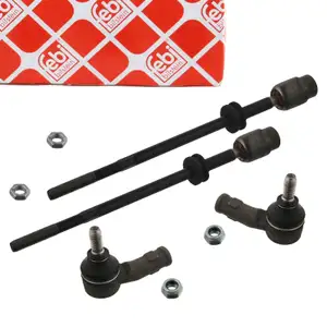 2x FEBI Spurstange + Spurstangenkopf VW Golf 2 Jetta 2 SEAT Ibiza 2 ohne Servo vorne