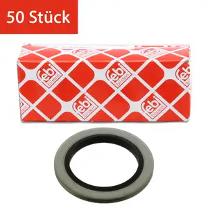 50x FEBI 44793 Dichtring Ölablassschraube DACIA MERCEDES NISSAN RENAULT VOLVO