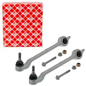 2x FEBI PROKIT Querlenker Radaufhängung BMW 5er E39 520-530i 520-530d Vorderachse hinten