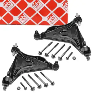 2x FEBI PROKIT Querlenker + Traggelenk + Lager VOLVO 850 (854 855) S70 V70 I vorne