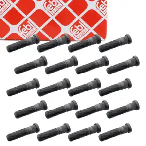 20x FEBI 100164 Radbolzen Stehbolzen M12x1,5mm FORD Focus 3 MK3 vorne