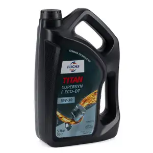 5L 5 Liter FUCHS TITAN SUPERSYN F ECO-DT 5W30 Motoröl ACEA A5/B5 FORD M2C913-C/D