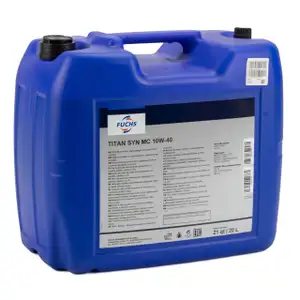 FUCHS MOTORÖL TITAN SYN MC 10W40 ACEA A3/B4 MB 229.3 VW 501.01 505.00 - 20 Liter