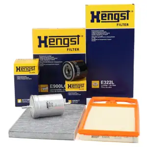 HENGST Filterset Filterpaket 4-tlg VW Golf 4 Bora Leon Toledo 1M Octavia 1 1.4/1.6 16V