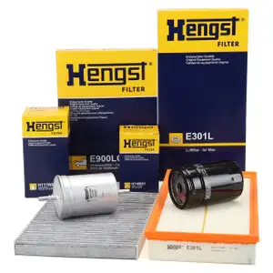 HENGST Filterset 4-tlg VW Golf 4 A3 8L1 Leon Toledo 1M Octavia 1 1.6 1.8 / T / GTI 2.0