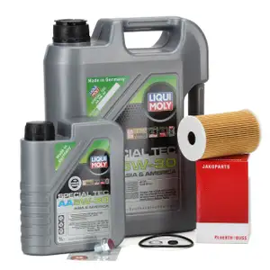 6L LIQUI MOLY Motoröl SPECIAL TEC AA 5W30 + HERTH+BUSS Ölfilter HYUNDAI KIA 1.4-1.6 CRDi