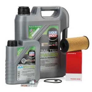 6L LIQUI MOLY Motoröl SPECIAL TEC AA 5W30 + HERTH+BUSS Ölfilter HYUNDAI KIA 1.5/1.6 CRDi