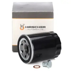 HIRSCHER Ölfilter + Schraube FIAT 500 312 500L Panda 169 Punto 188 199 Stilo 192 Tipo 1.4