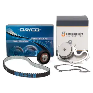 DAYCO Zahnriemensatz + HIRSCHER Wasserpumpe FORD Focus 1 2 Galaxy Mondeo 4 1.8 DI TDCi