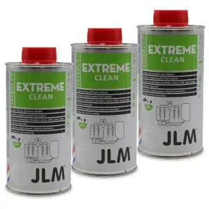 3x 500ml JLM J03155 Extreme Clean Benzin Systemreiniger Injektorreiniger Turbo