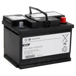 ORIGINAL OPEL Autobatterie Starterbatterie 12V 60Ah 510 CCA EN 95530385