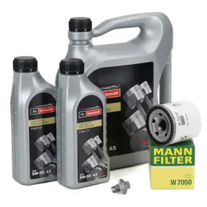 7L ORIGINAL MOTORCRAFT 5W-30 A5 Motoröl + MANN Ölfilter FORD Tourneo Transit 2.2/2.4 TDCi