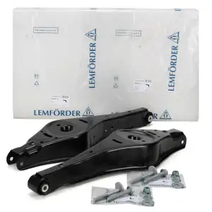 2x LEMFÖRDER Querlenker Federaufnahme + Schrauben VW Golf 5 6 Passat Tiguan Touran hinten