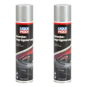 2x 400ml LIQUI MOLY 1594 Gewebeimprägnierung Universalimprägnierer Cabrio Verdeck