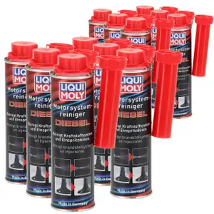 12x 300ml LIQUI MOLY 5128 Motorsystem Motor System Reiniger DIESEL Additiv