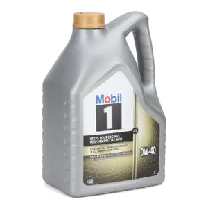 5L 5 Liter Mobil 1 FS 0W-40 Motoröl Öl MB 229.3 229.5 PORSCHE A40 VW 502.00 505.00