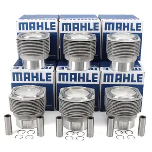 6x MAHLE 5030290 Kolben Reparatursatz PORSCHE 911 / Targa 2.3 E 165 PS 1971-73 91110394302