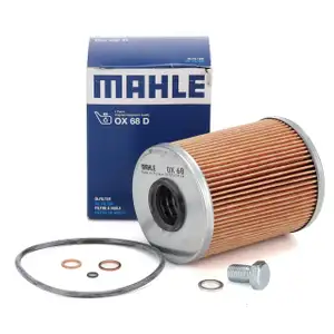 MAHLE OX68D Ölfilter + Schraube BMW 3er E36 E46 320-328i 5er E34 520i 525i M50 M52