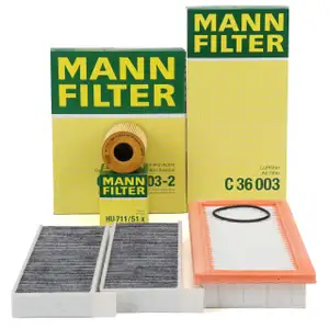 MANN Filterset PSA C4 Picasso 1 2 / Spacetourer 3008 5008 OPEL Grandland X 1.6 16V / THP