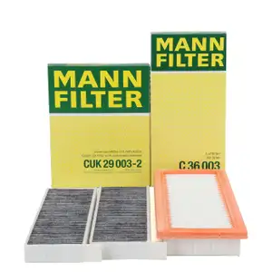 MANN Innenraum + Luftfilter PSA C4 Picasso 1 2 / 3008 5008 OPEL Grandland X 1.6 16V / THP