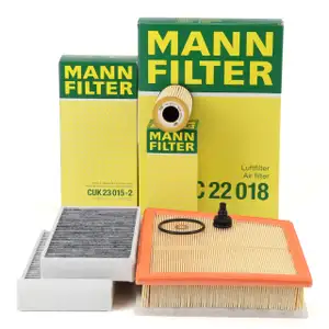 MANN Filterset Filterpaket 3-tlg BMW 1er F40 2er F44 F45 F46 X1 F48 X2 F39 B38 B37 B48 B47