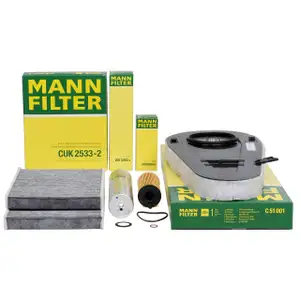 MANN Filter-Set 4-tlg BMW 5er F10 F11 F07 518d 520d 525d 136-258 PS N47 B47