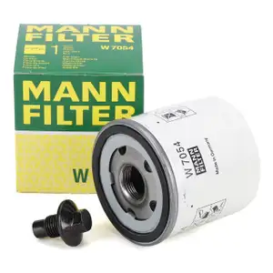 MANN W7054 Ölfilter + Schraube FORD Focus 4 Galaxy Kuga 3 Mondeo 5 S-Max Edge 2.0 EcoBlue