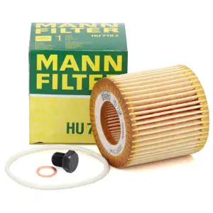 MANN HU710x Ölfilter + Schraube VW Polo 4 5 Fox Ibiza 3 4 Fabia 1 2 Rapid Roomster 1.2