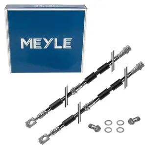 2x MEYLE 1006110083/S Bremsschlauch VW Golf Bora A3 8L1 Octavia 1 Allrad vorne 1J0611701M