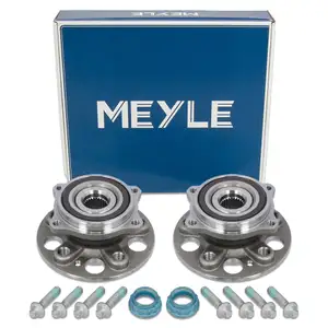 2x MEYLE 0147530005 Radnabe + Radlager Satz MERCEDES C-Klasse W205 S205 C205 A205 hinten