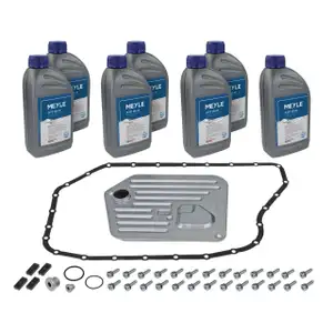 MEYLE 1001350002 Getriebefilter Satz 5HP24 + 7L Getriebeöl AUDI A6 4.2 S6 RS6 C5 A8 S8 4D