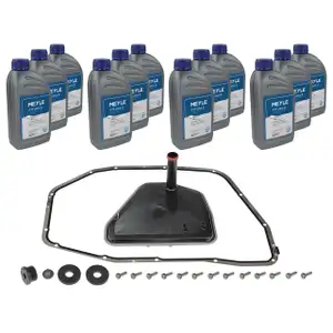 MEYLE 1001350005/XK Getriebefilter Satz 6HP28 + 12L Getriebeöl AUDI A4 B8 A5 8T 8F Q5 8RB