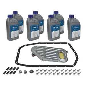 MEYLE 3001350001 Getriebefilter Satz 5HP19 + 7L Getriebeöl BMW E46 320-330i E39 E38 Z4 E85